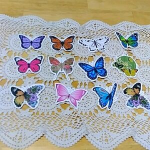 Beautiful Butterflies,  locker, scrapbook, crafts  stickers